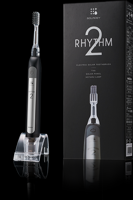 SOLADEY RHYTHM2 MATTE BLACK（ソラデー リズム２ マットブラック）｜電動歯ブラシ